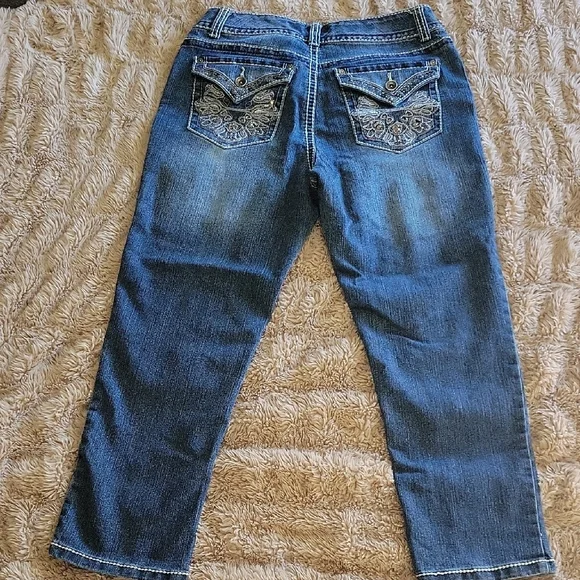 🌞Nine West Jeans- DATE NIGHT FIT- Capris Sz 28/6 - Picture 7 of 7